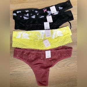 6pk NWT, Women’s Auden Underwear/Panties, Thong - size XL (16)